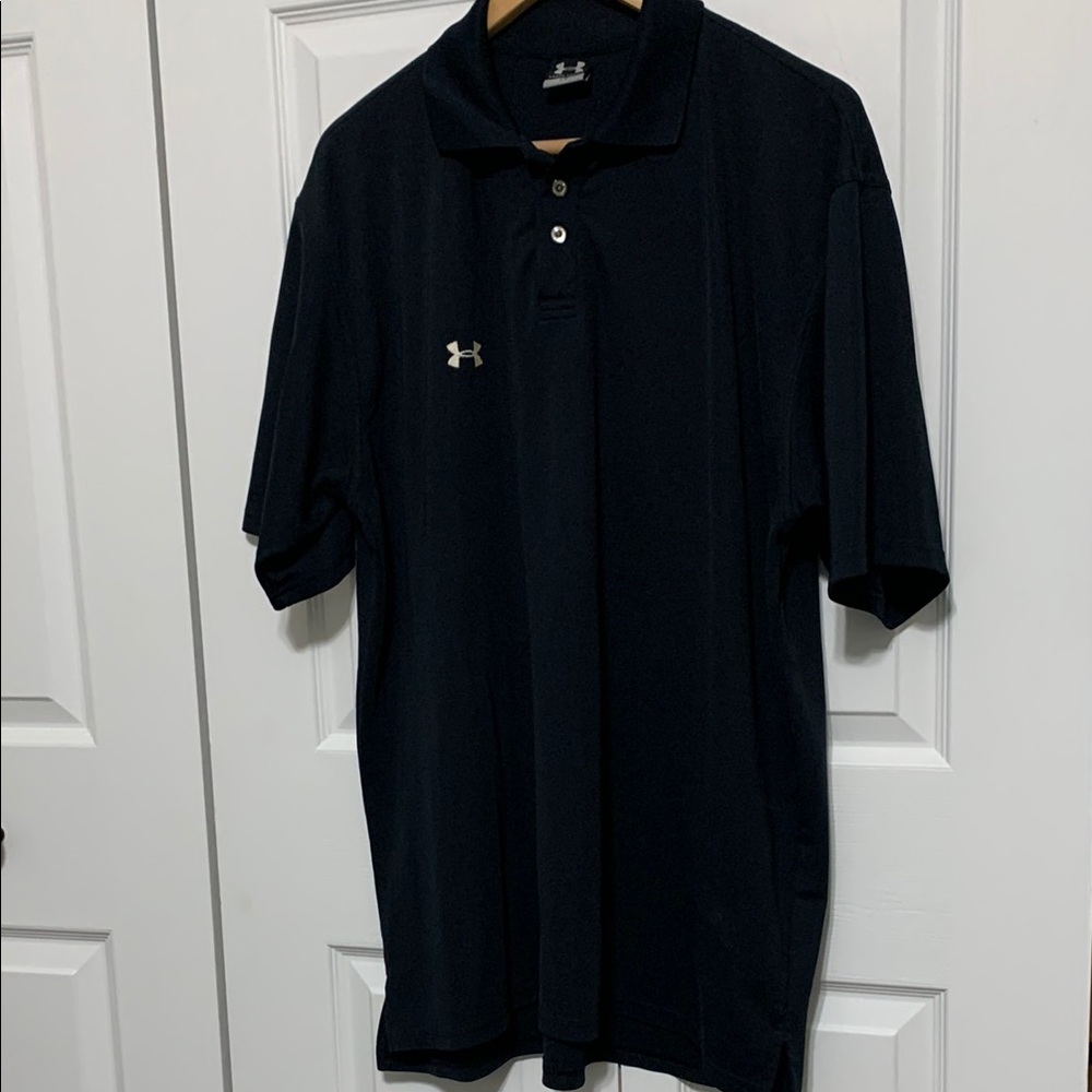 Under Armour Black Polo Shirt Classic Style